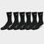 商品第1个颜色SX6897-010/Black/White, NIKE | Nike Everyday Plus Cushioned Crew Training Socks (6-Pack)