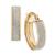 商品第1个颜色Yellow Gold, Italian Gold | Glitter Hoop Earrings in 14k Rose Gold, White Gold or Gold