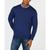 Club Room | Men's Solid Crew Neck Merino Wool Blend Sweater, Created for Macy's, 颜色Crew Blue