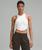 颜色: White, Lululemon | Hold Tight Cropped Tank Top