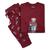 商品第3个颜色Classic Wine With Holiday Bear & Holiday Bear Aop, Ralph Lauren | Men's 2-Pc. Cotton Polo Bear Pajamas Set