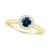 颜色: Sapphire/Gold, Macy's | Emerald (1/2 ct. t.w.) & Diamond (1/10 ct. t.w.) Halo Ring in 14k Gold (Also in Ruby, Sapphire, & Pink Sapphire)