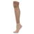 Memoi | Rib Women's Over The Knee Women's Socks, 颜色Taupe Heat