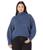 商品Madewell | Plus Sardinia Mockneck颜色Heather Blueberry