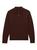 商品Theory | Toby Montana Wool Long-Sleeve Polo Shirt颜色CHOCOLATE