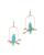 商品第2个颜色Blue, ANNETTE FERDINANDSEN DESIGN | 14K Yellow Gold Amazonite Parrot Drop Earrings