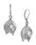 颜色: Gray, 2028 | Crystal Leaf Drop Earrings