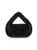 商品Alexander Wang | Small Scrunchie Faux Fur Top Handle Bag颜色BLACK