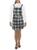 Planet Gold | Juniors Womens Plaid Two-Piece Fit & Flare Dress, 颜色grey multi