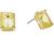 商品Ralph Lauren | Stone Stud Earrings颜色Gold/Jonquil