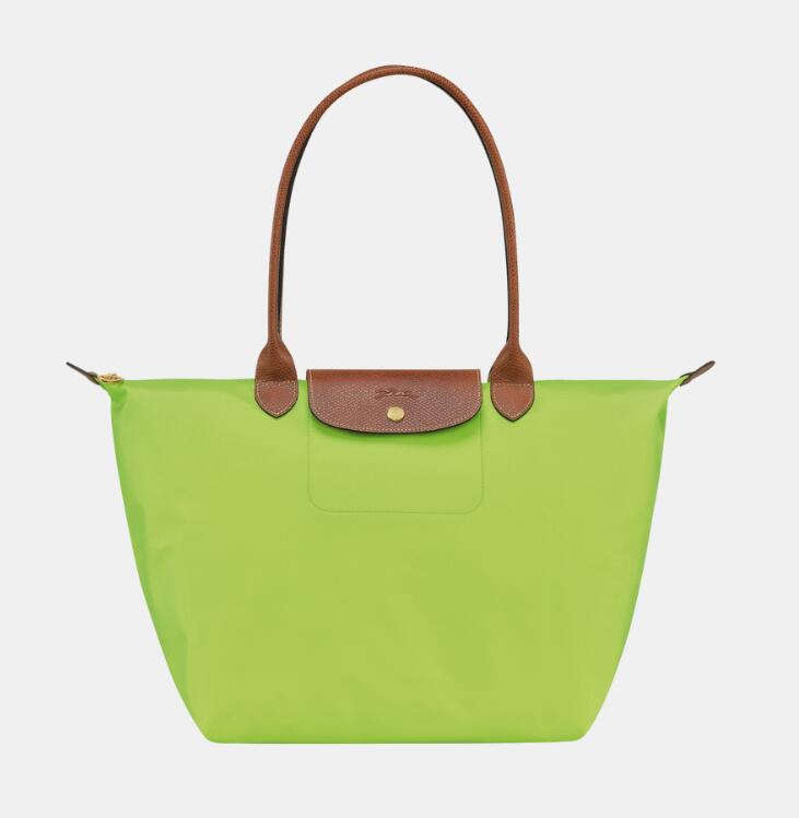 商品第2个颜色绿色, Longchamp | 珑骧饺子包LE PLIAGE 31 大号织物长柄可折叠手提单肩包购物袋L1899 089