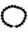 颜色: Onyx/Silver, Macy's | Genuine Stone Bead Stretch Bracelet with Silver Plate or Gold Plate Bead Accent