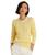 color Wicket Yellow, Ralph Lauren | Petite Monogram Cable-Knit Cotton Sweater