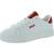 商品Fila | Fila Womens Panache Snakeskin Leather Lace Up Athletic and Training Shoes颜色White/White/Red