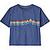 color Current Blue, Patagonia | Patagonia Women's Ridge Rise Stripe Organic Easy Cut T-Shirt