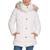 Tommy Hilfiger | Women's Petite Bibbed Faux-Fur-Trim Hooded Puffer Coat, Created for Macy's, 颜色White