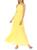 ALEXIA ADMOR | Kira Ruffle Halter Maxi Dress, 颜色YELLOW