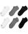 颜色: Multi, NIKE | Unisex Everyday Plus Cushioned Training No-Show Socks 6 Pairs