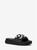 商品Michael Kors | Tyra Jewel Embellished Glitter Slide Sandal颜色BLACK