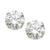 颜色: Yellow Gold, Macy's | Cubic Zirconia Round Stud Earrings in 14k Gold or 14k White Gold