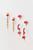 color Red, Urban Outfitters | Icon Rhinestone Earring Set