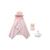 商品Miki House | Bath Time Poncho, Mitten & Wash Towel Cotton Gift Set - Baby颜色Pink