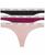 颜色: Purple Potion/Subdued/Black, Calvin Klein | Women's 3-Pk. Modern Logo Low-Rise Thong Underwear QD5209