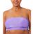 color Summer Purple, California Waves | Trendy Plus Size Metallic Bandeau Bikini Top, Created for Macy's
