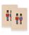 颜色: Sand, Linum Home Textiles | Christmas Nutcrackers Embroidered Luxury 100% Turkish Cotton Hand Towels, 2 Piece Set