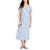商品Charter Club | Women's Short Sleeve Cotton Essentials Printed Midi Nightgown, Created for Macy's颜色Rain Dance Floral
