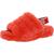 color Red Currant, UGG | Ugg Fluff Yeah Women's Grooved Shearling Slingback Slippers