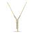 商品第2个颜色Gold over Silver, Macy's | Cubic Zirconia Infinity Frontal Drop Adjustable Necklace (6.6 ct. t.w.) in 18K Sterling Silver or Sterling Silver