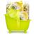 颜色: yellow, Freida and Joe | Passion Fruit Fragrance Bath & Body Spa Gift Set in an Apple Green Tub Basket