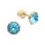 商品Kate Spade | Crystal Stud Earrings颜色Aquamarine/Gold