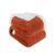 颜色: Rust, Superior | Jacquard Lattice Reversible Fleece Plush Sherpa Blanket