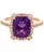 颜色: Amethyst, Macy's | Opal (1 ct. t.w.) & White Topaz (1/20 ct. t.w.) Ring Set in Gold-Plated Sterling Silver (Also Available in Other Gemstones)