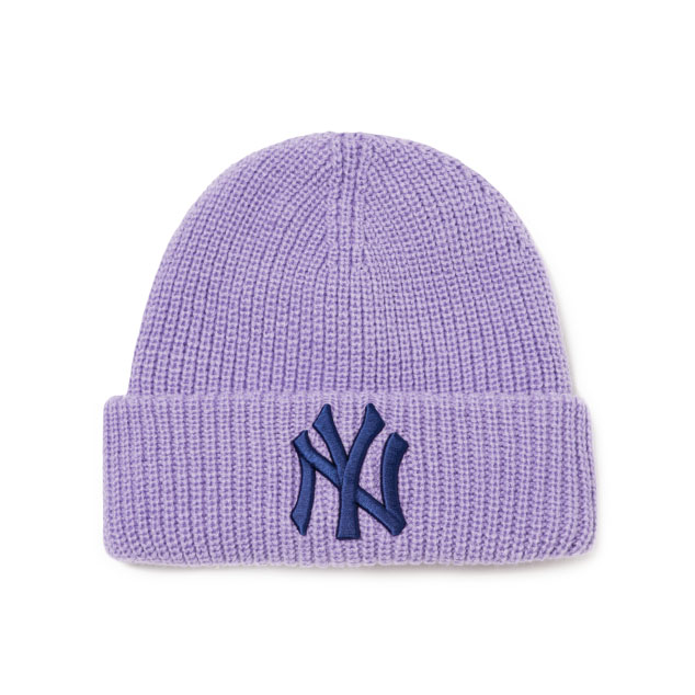 商品第3个颜色紫色, MLB | 【Brilliant|包邮包税】MLB 美联棒 秋冬时尚 针织 毛线帽 多色 NY标 3ABNM0716