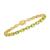 颜色: 8 in, Ross-Simons | Ross-Simons Peridot Tennis Bracelet in 18kt Gold Over Sterling With Magnetic Clasp
