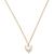 color Pearl, Kate Spade | Gold-Tone Birthstone Heart Pendant Necklace, 16" + 3" extender