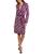 商品Diane von Furstenberg | Diane von Furstenberg Alexio Wool-Blend Wrap Dress颜色purple