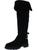 颜色: black, Ralph Lauren | Cristine Womens Suede Shearling Over-The-Knee Boots