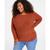 Charter Club | Plus Size 100% Cashmere Shirttail Sweater, Created for Macy's, 颜色Bronze Pecan