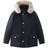 商品Woolrich | Arctic Anorak with Detachable Fur颜色melton blue