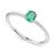 颜色: Emerald, Macy's | Sapphire (1/2 ct. t.w.) & Diamond (1/20 ct. t.w.) Ring in Sterling Silver (Also in Ruby & Emerald)