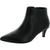 商品Clarks | Clarks Linvale Sea Women's Leather Pointed Toe Ankle Booties颜色Black Leather