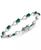 颜色: Emerald, Macy's | Ruby Heart Link Bracelet (6 ct. t.w.) in Sterling Silver (Also in Emerald, Tanzanite & Sapphire)