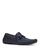 color Blue Marine, Salvatore Ferragamo | Men's Slip On Driver Moccasins