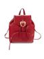 商品Versace | Leather Backpack颜色DARK_RED