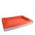 颜色: Red, Ibiyaya | Deep Sleep Orthopedic Dog Bed with Bolster and Removable Cover, Washable and Indestructible Dog Bed