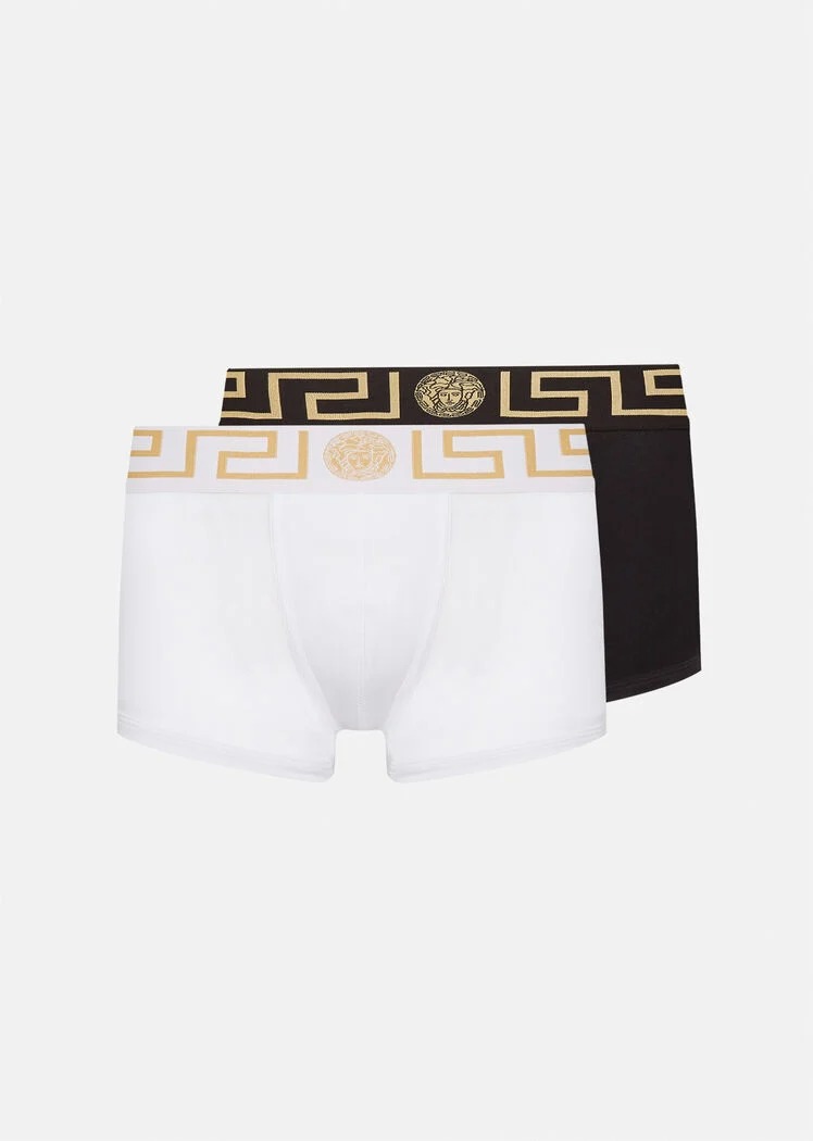 颜色: A83K, Versace | 2件装 男士四角平角内裤 AU10181 A232741